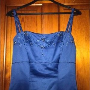 Blue prom dress
